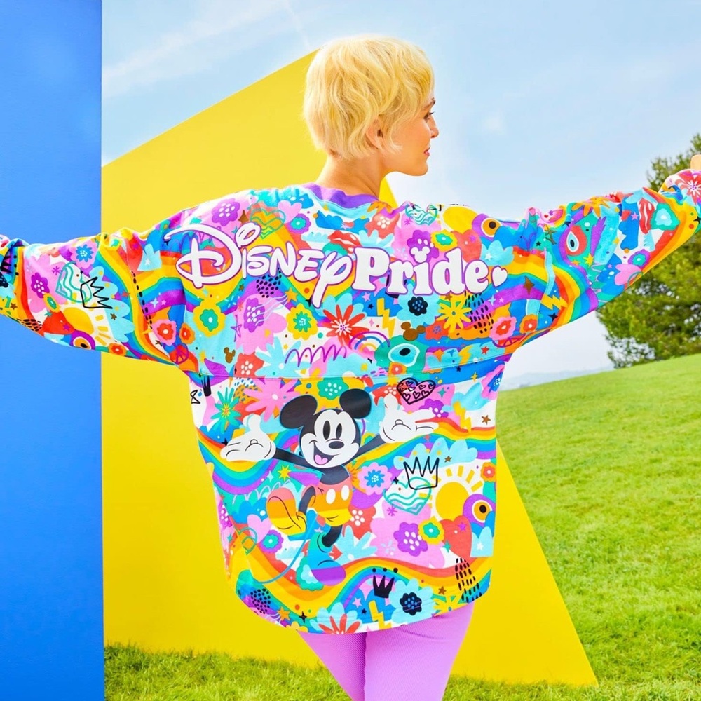 Disney Pride 2023 Collection Spirit Jersey Adult Small long sleeve T-shirt